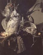 Aelst, Willem van Still Life of Dead Birds and Hunting Weapons (mk14) china oil painting reproduction